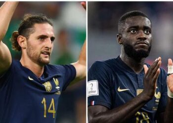 Alarma en Francia antes del duelo con Marruecos: Adrien Rabiot y Dayot Upamecano se entrenaron separados por cuadros gripales