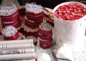 Decomisan materia prima de productos pirotécnicos prohibidos en Cuscatlán