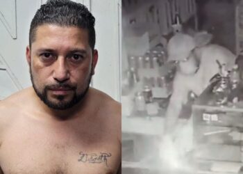Detienen a sujeto que fue captado por cámaras de seguridad robando un negocio