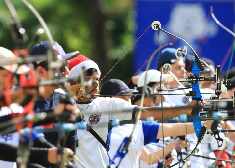 Tiro con arco realizado tercer Torneo de Desarrollo