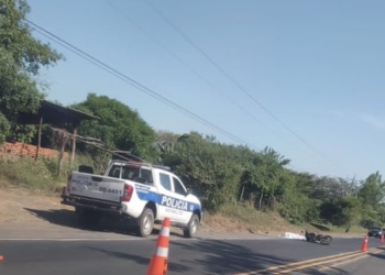Motociclista muere en accidente en Santiago de María, Usulután