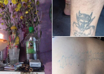 Capturan a pandillero que poseía altar satánico en Soyapango