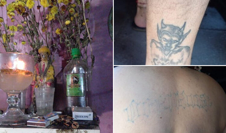 Capturan a pandillero que poseía altar satánico en Soyapango