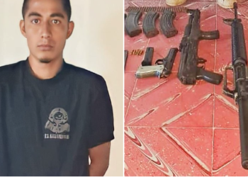 Capturan a pandillero con armas de grueso calibre