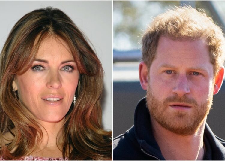 Elizabeth Hurley rompió el silencio sobre su supuesto affaire con el príncipe Harry de joven