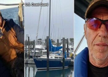 Guardia Costera rescata a dos hombres y su perra tras sobrevivir 10 días a la deriva en el Océano Atlántico