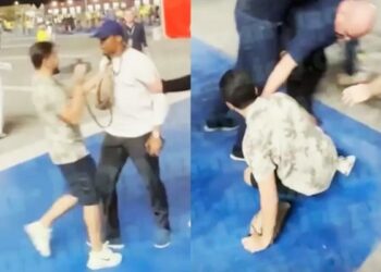 (VIDEO) Samuel Eto’o enfurece y golpea a aficionado afuera del estadio en Qatar