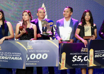 Nóchez y Arévalo brillan en el Homenaje a las Estrellas del Deporte