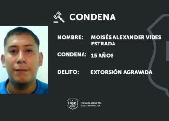 Extorsionista es sentenciado a 15 años de prisión por exigir $5,000 de renta