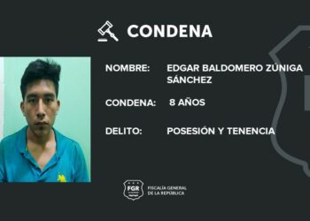 Cárcel para sujeto que portaba droga en un saco de nylon en Nueva Concepción