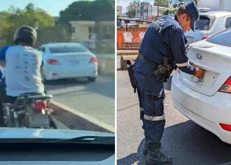VIDEO | Sancionan a conductor que fue captado circulando en la acera