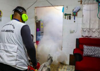 Gobierno lleva a cabo jornada de fumigación en la comunidad Tutunichapa