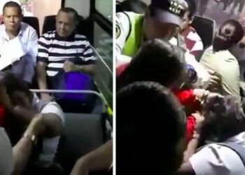 VIDEO | Mujeres se viralizaron tras pelear por un asiento en la R-11 C