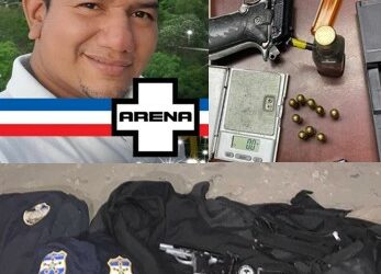 Detienen a directivo municipal de Arena con uniforme policial y arma de fuego