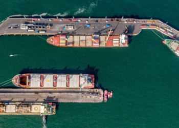 Ampliación del patio de contenedores del Puerto de Acajutla registra un 65 % de avance 