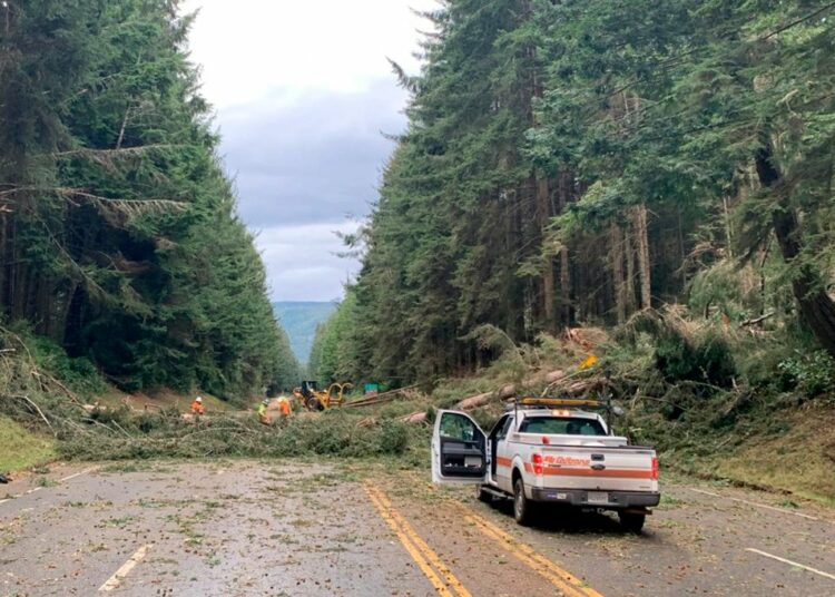 Una ola de ciclones en California dejó seis muertos y a más de medio millón de hogares sin electricidad