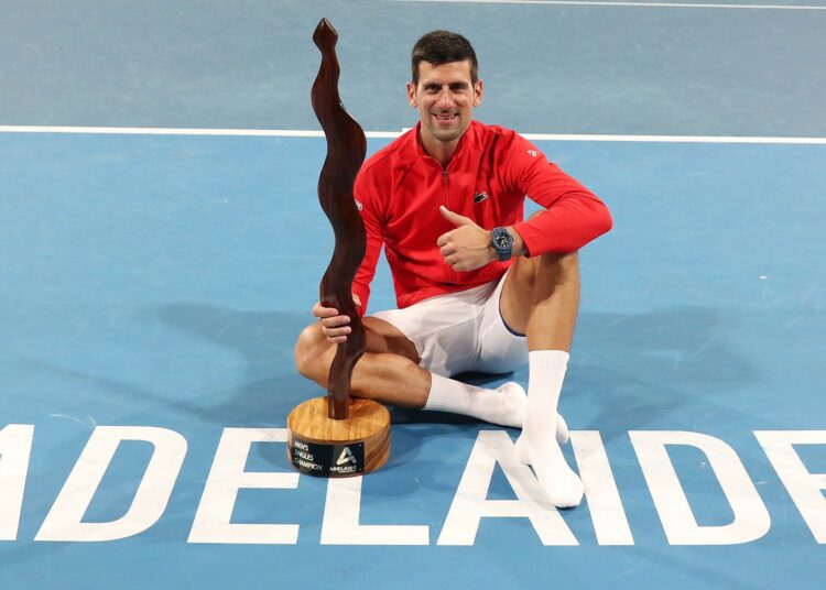Novak Djokovic ganó en Adelaida su título 92