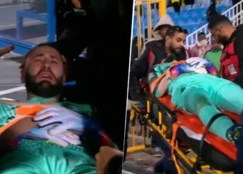 Fractura de codo: el diagnóstico de David Ospina tras retirarse en ambulancia de su último partido