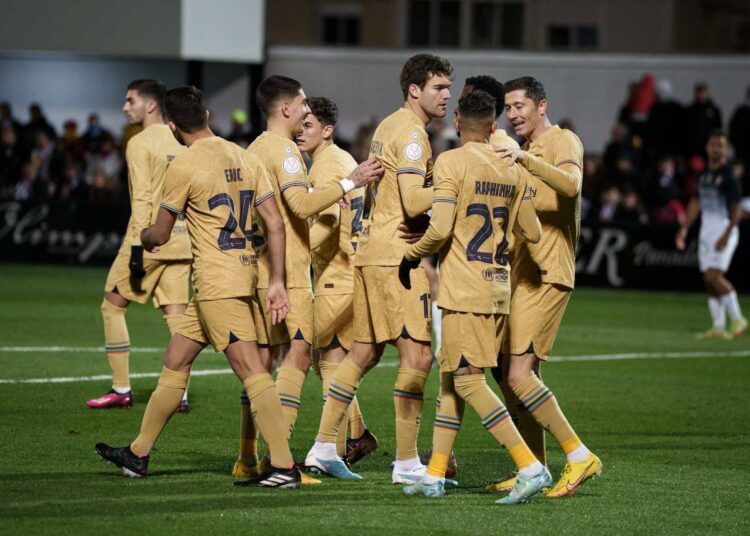 Barcelona goleó 5-0 al Ceuta y avanzó a los cuartos de final de la Copa del Rey