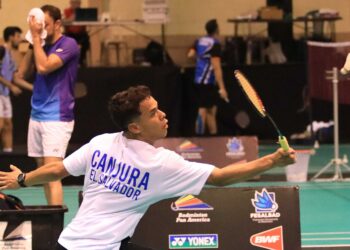 Uriel Canjura ocupa la casilla 67 en el ranking mundial de bádminton
