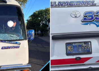 Denuncian a microbusero intolerante en San Salvador