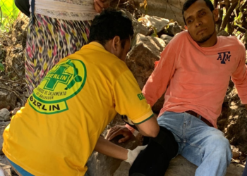 Accidente de tránsito deja a motociclista lesionado