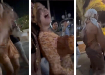 (VIDEO) Bad Bunny se enojó con una fanática y arrojó su teléfono al piso