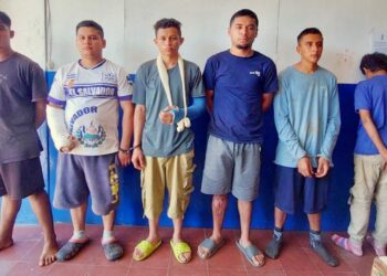 Capturan a seis pandilleros que delinquían en San Juan Opico