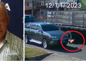 VIDEO | PNC captura a conductor que provocó la muerte de un motociclista en San Miguel