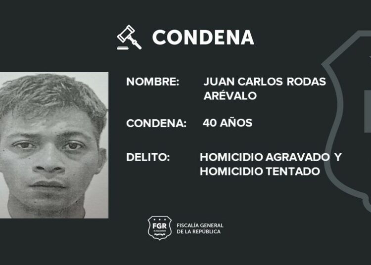 Prisión para sujeto que asesinó a un joven y lesionó a dos en Chalatenango