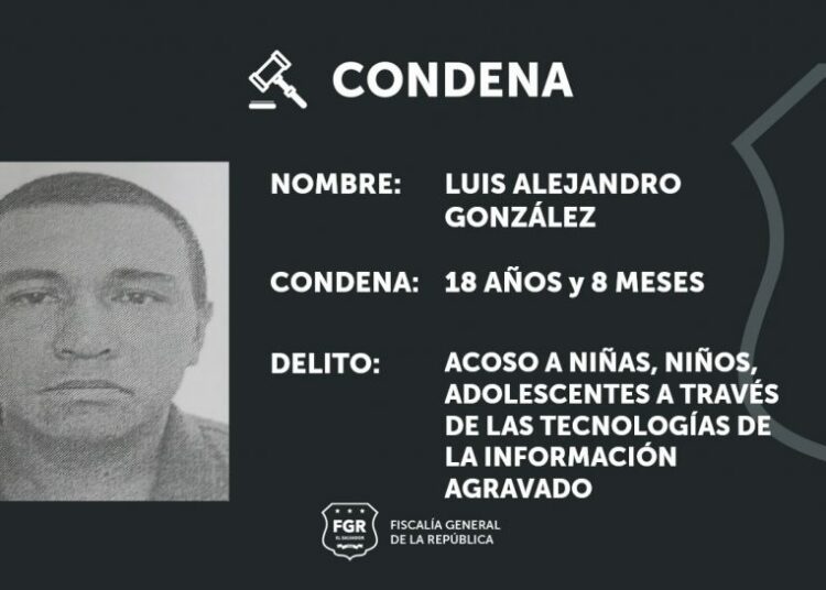 Sujeto es condenado por asediar a una menor a través de redes sociales