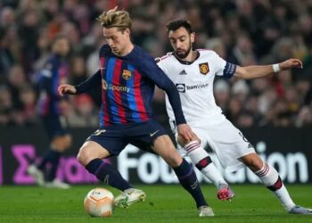 Barcelona rescata un empate valioso contra el Manchester United en la Europa League