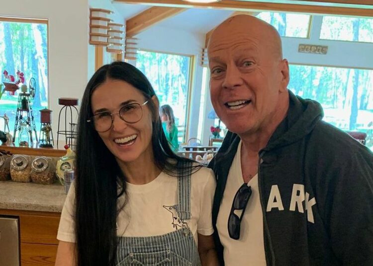 Fans de Bruce Willis elogian a Demi Moore por el apoyo y amor hacia su ex-esposo