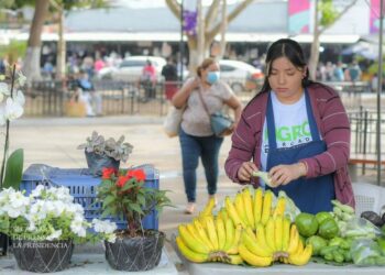Instalan agromercado en Santa Tecla, La Libertad