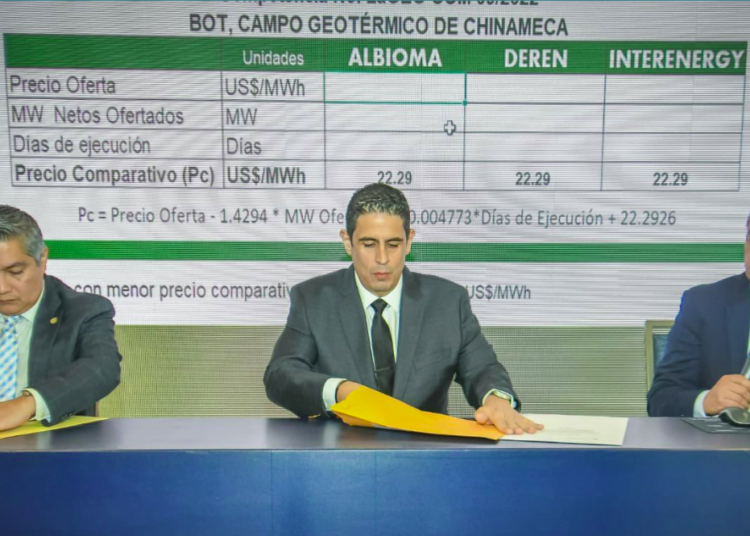 InterEnergy gana propuesta bajo modalidad BOT y construirá 2 plantas geotérmicas en Chinameca y San Vicente