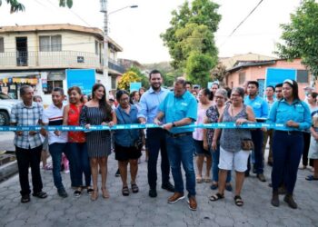 DOM recupera principales calles de Sonsonate con superficie de adoquín de alta resistencia