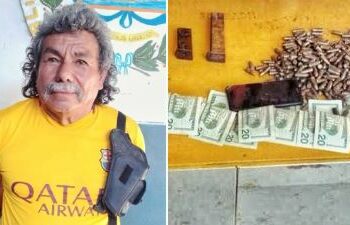 Alias «El Brujo» fue capturado con $500 en efectivo, un arma y municiones