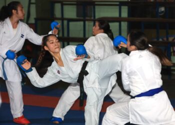 Karate prepara examen ante posibles rivales en los Juegos San Salvador 2023