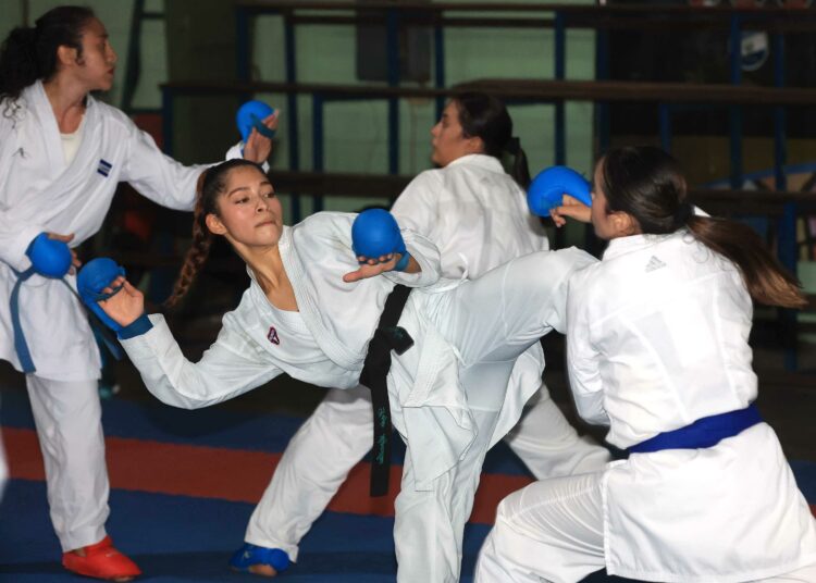 Karate prepara examen ante posibles rivales en los Juegos San Salvador 2023