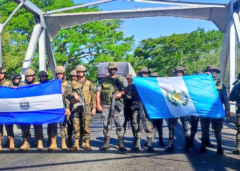 Ejército de El Salvador y Guatemala mantienen presencia para combatir el contrabando fronterizo