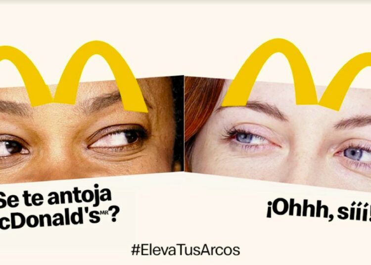#ElevaTusArcos la nueva forma de decir con las cejas ¿Vamos a McDonald’s?