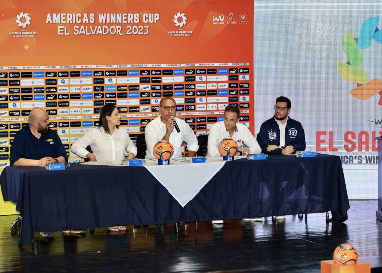 El Salvador es sede del torneo de fútbol playa Americas Winners en el Estadio Nacional de la Costa del Sol