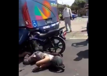 Fuerte accidente en San Ana deja dos lesionados