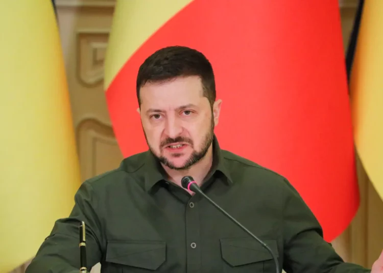 El presidente de Ucrania Volodomir Zelenski en el aniversario de la guerra aseguró que fue «un año de dolor, tristeza y unidad»