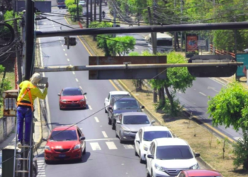 MOP realiza pruebas en el sistema de fotomultas sobre la Alameda Manuel Enrique Araujo