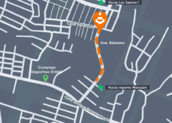 Anuncian paso restringido por construcción de puente en Av. El Bálsamo, Soyapango mejor conocida como “El Tobogán”