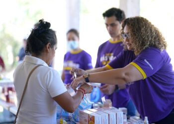 LNB realiza brigadas médicas en Nejapa y Tonacatepeque