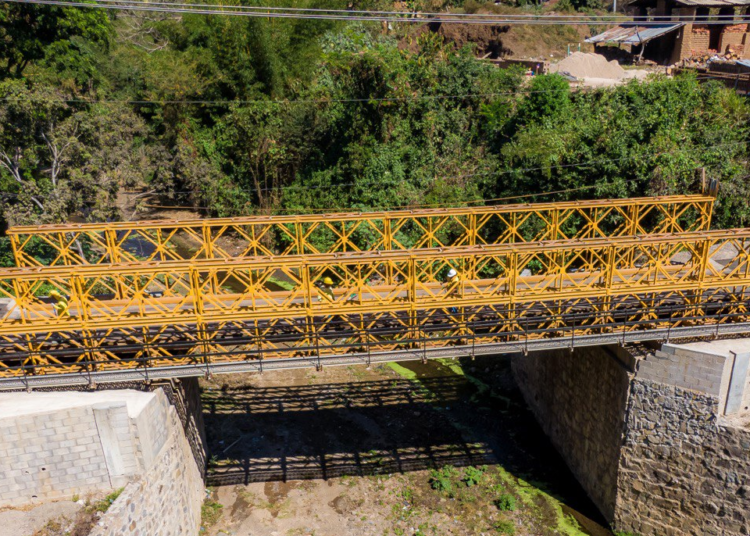 MOP entrega nuevo puente Los Mangos, Armenia, Sonsonate