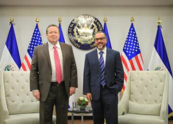 Presidente de la Asamblea se reunió con el nuevo embajador de Estados Unidos, William Duncan