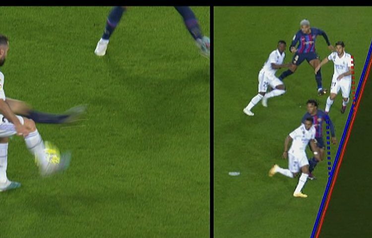 El VAR anuló el gol Marco Asensio del Real Madrid por un fuera de juego